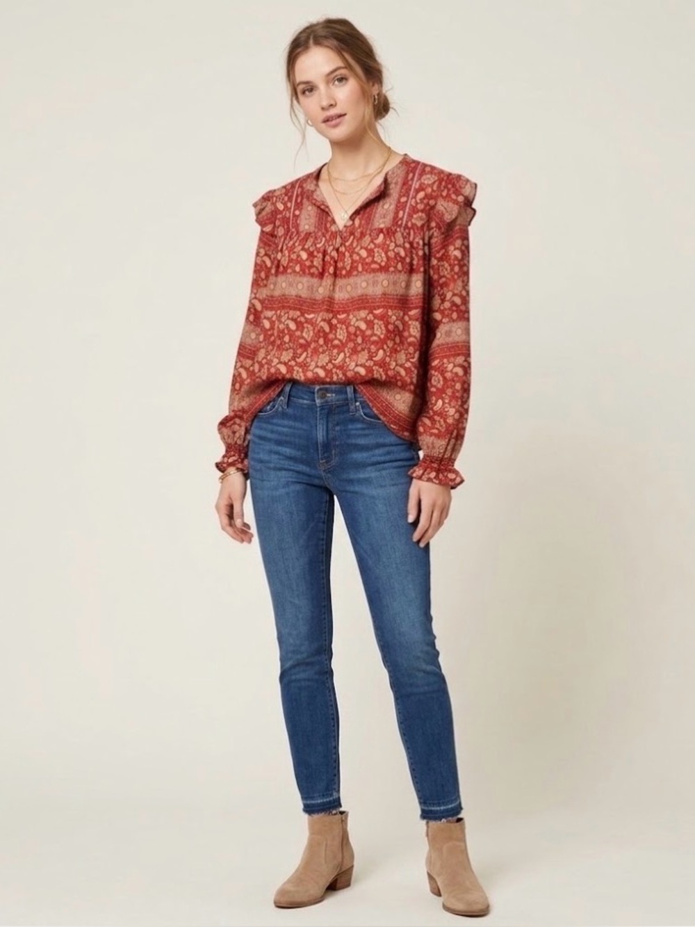 Rust colored top